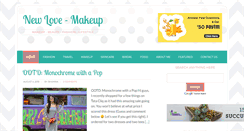 Desktop Screenshot of newlove-makeup.com