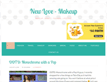 Tablet Screenshot of newlove-makeup.com